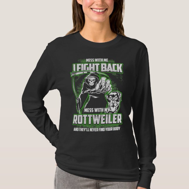 Camiseta Raza de perro Rottweiler Perro Lover (Anverso)