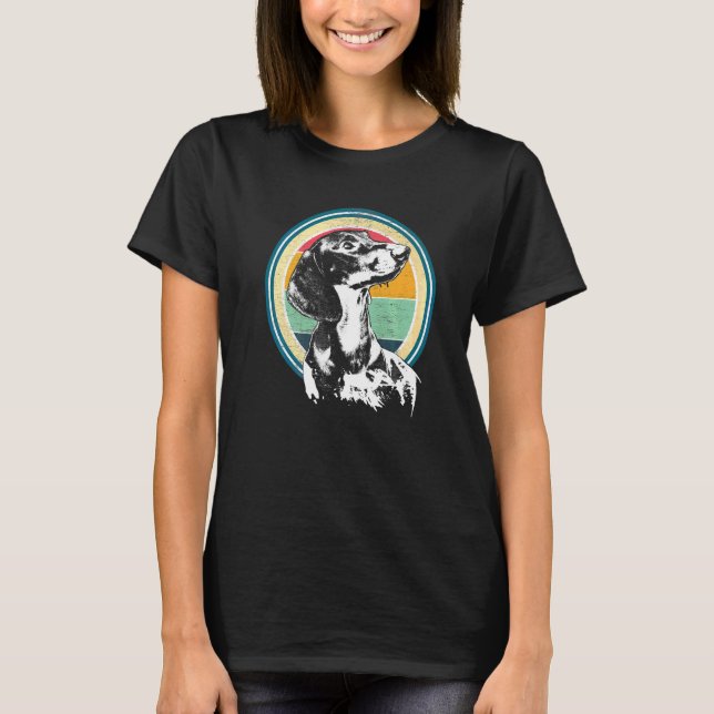 Camiseta Raza de perro salchicha Dachshund  2 (Anverso)
