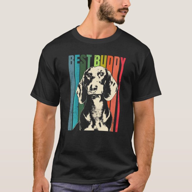 Camiseta Raza de perro salchicha Dachshund  46 (Anverso)