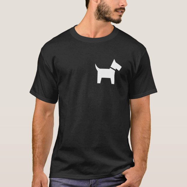Camiseta raza de perro Schnauzer (Anverso)