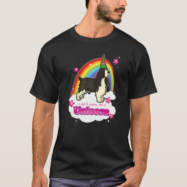 Camiseta Raza de perro Springer Spaniel inglés  3 (Anverso)