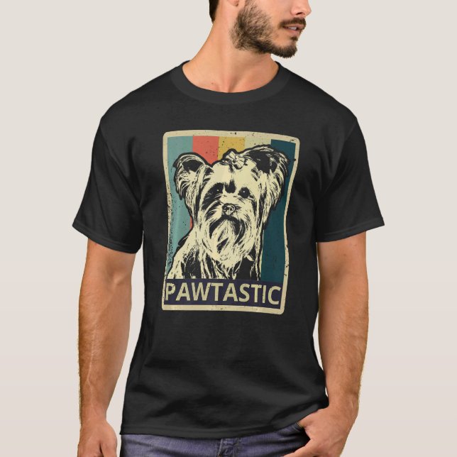 Camiseta Raza de Perro Terrier de Yorkshire 20 (Anverso)
