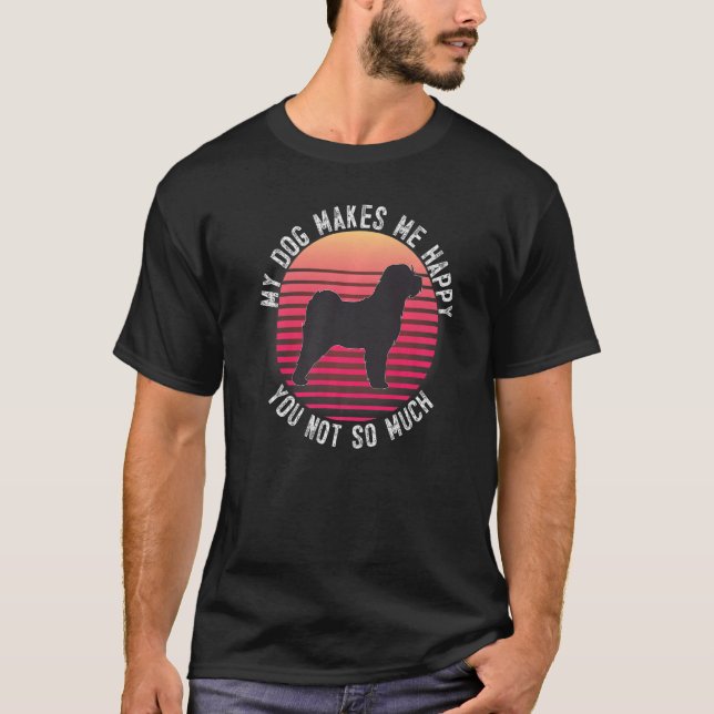 Camiseta Raza de perro terrier maltés (Anverso)