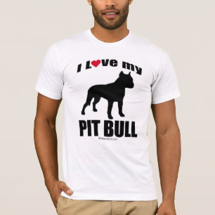 CAMISETA "RAZA DEL PERRO" - PITBULL - "AMO MI PITBULL "