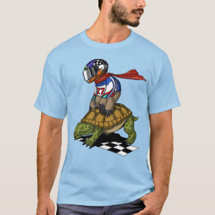Camiseta Raza divertida de los animales de la tortuga del