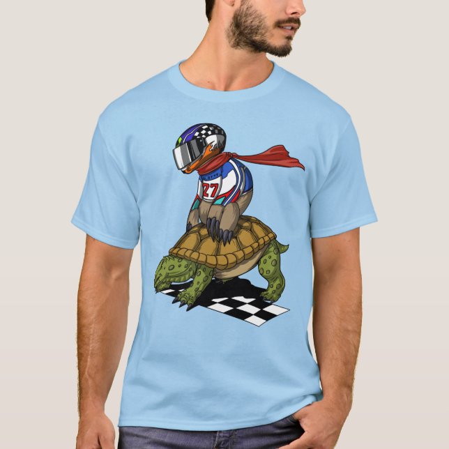 Camiseta Raza divertida de los animales de la tortuga del (Anverso)