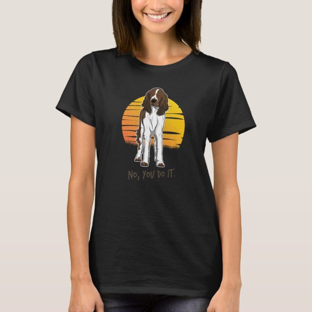 Camiseta Raza española de perro 61 (Anverso)