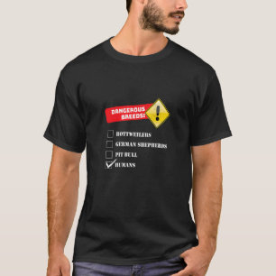 Camiseta Razas alemanas divertidas y peligrosas Pastores Do