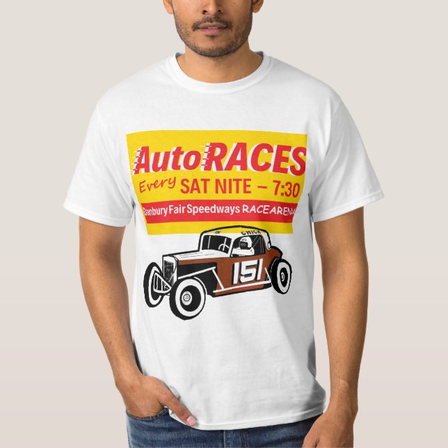 Camiseta Razas autos justas Bill 1Sidedw151 de Danbury (Anverso)