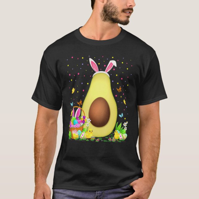 Camiseta Razas de la fruta de aguacate Semana Santa Caza de (Anverso)
