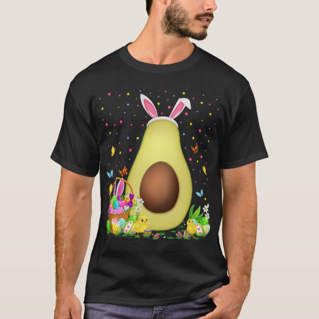 Camiseta Razas de la fruta de aguacate Semana Santa Caza de (Anverso)