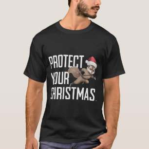 Camiseta Razas de Navidad Ninja con Santa Hat