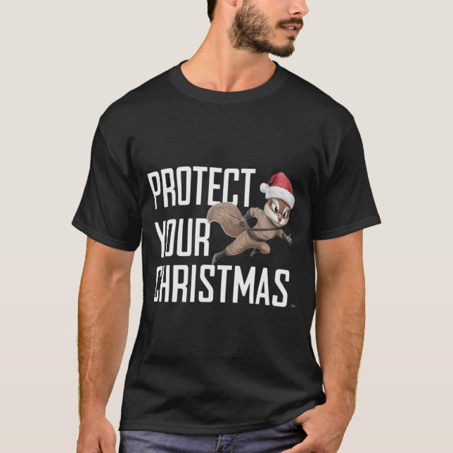 Camiseta Razas de Navidad Ninja con Santa Hat (Anverso)