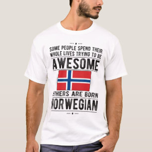 Camiseta Razas noruegas de la bandera noruega declaradas Pa
