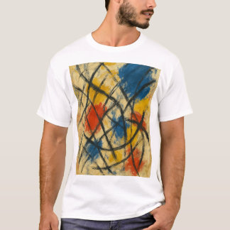 Camiseta RAZID Abstract Expressionist Art – Bold Color Moti