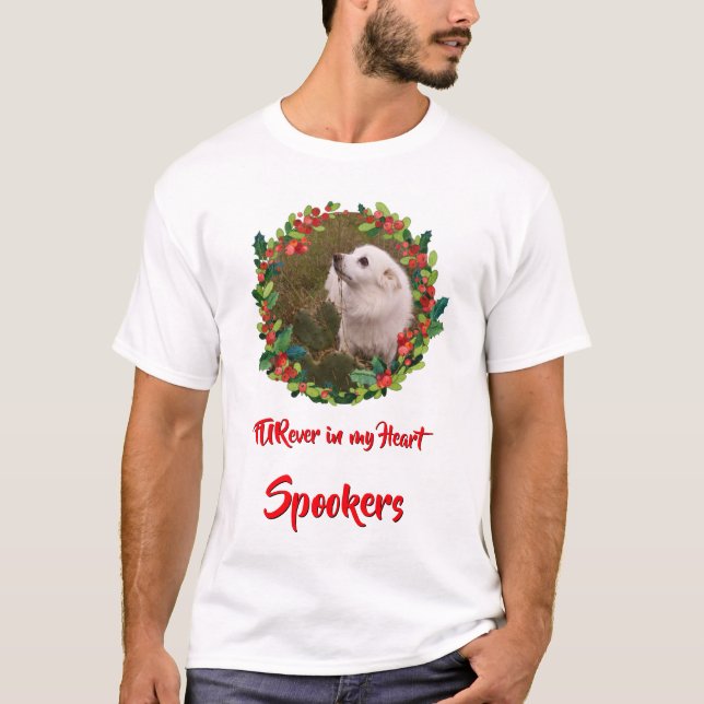 Camiseta Razón de la vida en mi corazón Navidades Mascota m (Anverso)