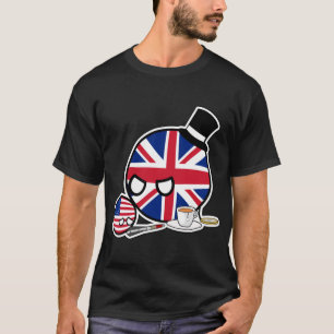 Camiseta Razonamiento UKball USAball Polandball Countryball