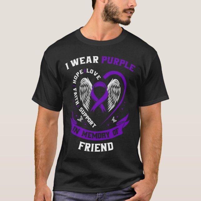 Camiseta Razones Memoriales De La Pérdida De La Epilepsia A (Anverso)