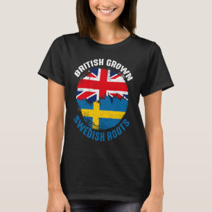 Camiseta Razones suecas cultivadas británicas vintage para 
