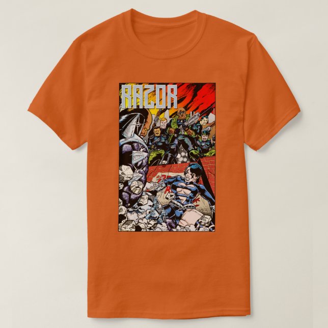 Camiseta Razor El Programa Predator III (Diseño del anverso)