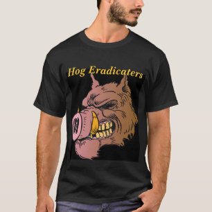 Camiseta razorback2, cerdo Eradicaters