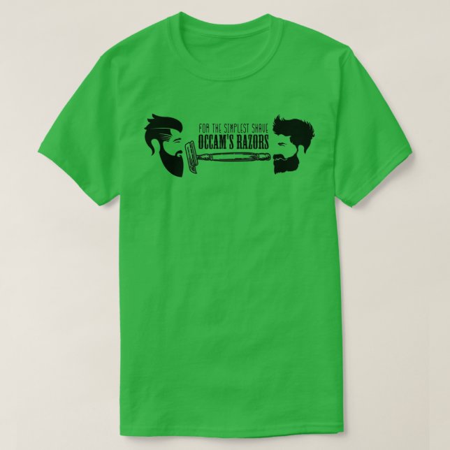 Camiseta Razores sencillos de Occamx27 (Diseño del anverso)