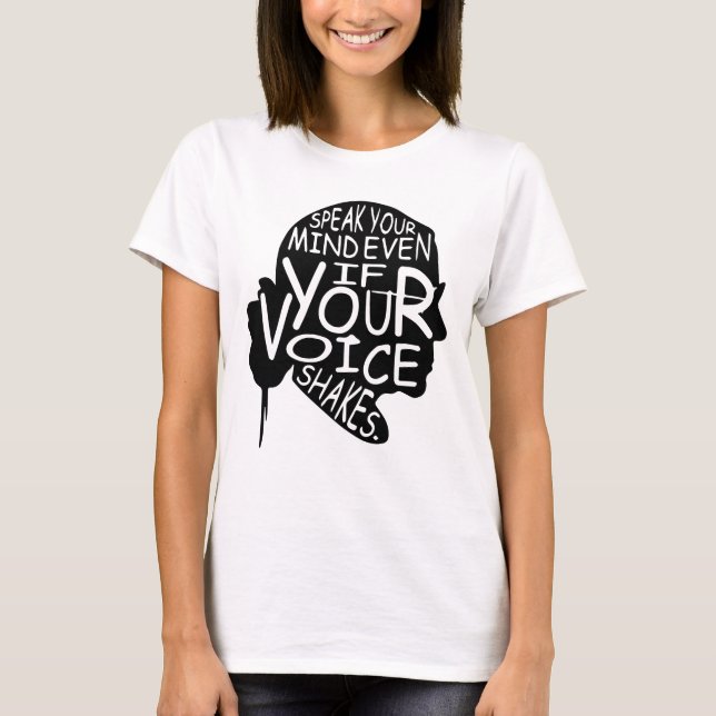 Camiseta RBG, célebre RBG, Ruth Bader Ginsburg (Anverso)