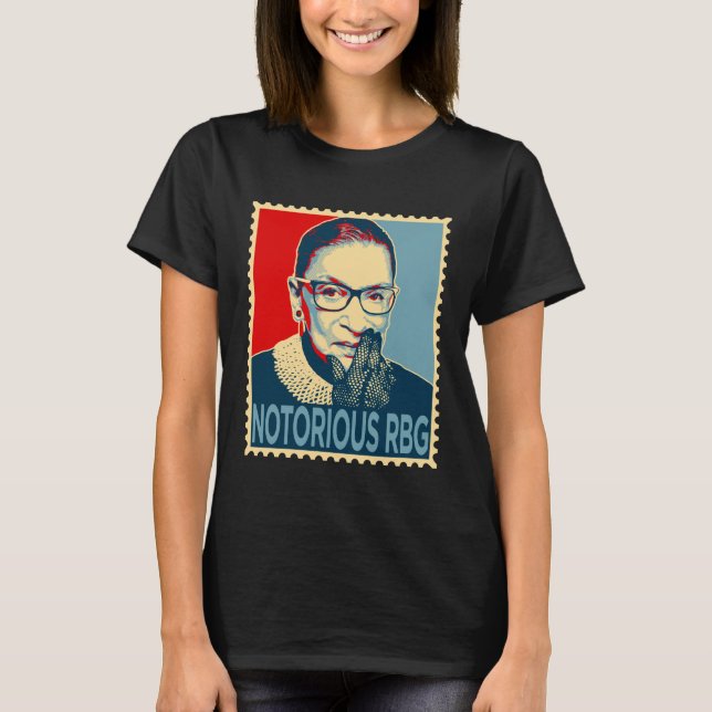 Camiseta RBG notorio Ruth Bader Ginsburg (Anverso)