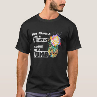 Camiseta RBG Ruth Bader No Frágil Como Una Flor Frágil L