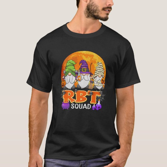 Camiseta RBT Squad Halloween Gnome de Tech de Comportamient (Anverso)