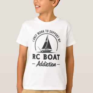 Camiseta RC Boat Addiction Remote Model Radio RC Boats