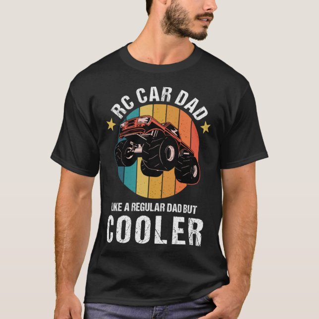 Camiseta RC Car Dad Control Remoto Car Carreras RC Cars Pu (Anverso)