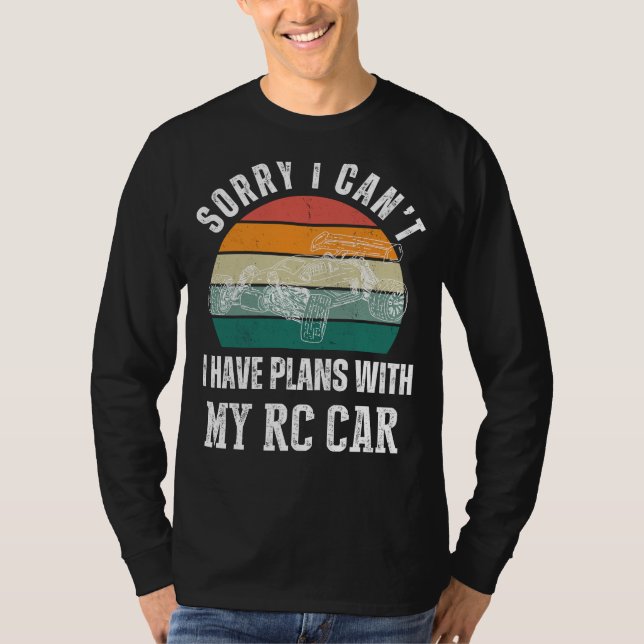 Camiseta RC Car Planes Tee: Conduzca al humor y control rem (Anverso)