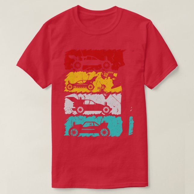 Camiseta RC de época de Carreras de control remoto (Diseño del anverso)