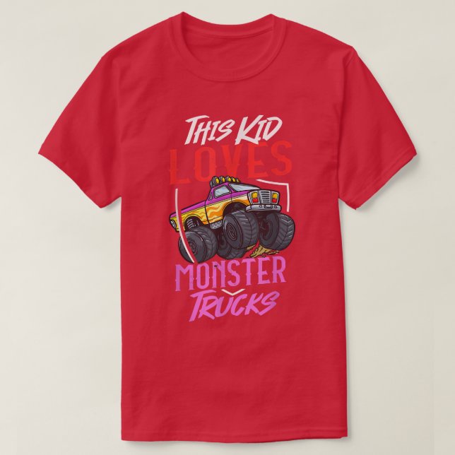 Camiseta Rc Monster Truck Remote Control Car 2369 (Diseño del anverso)