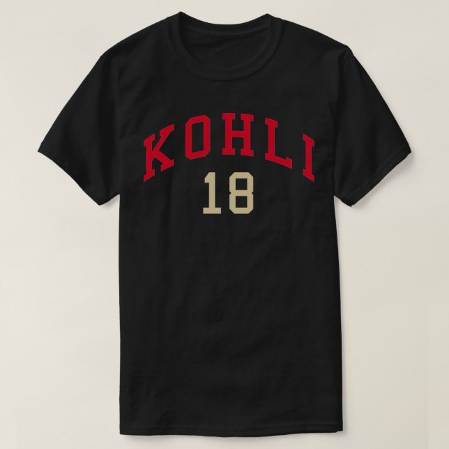 Camiseta Rcb Virat Kholi (Diseño del anverso)