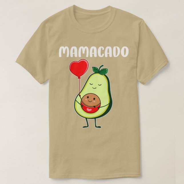 Camiseta RD Mamacado Aguacate Embarazada Mamá Embarazo Avo (Diseño del anverso)
