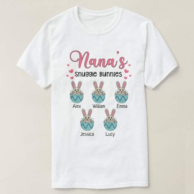 Camiseta RD Personaliza a los conejitos malabares de Nana  (Diseño del anverso)