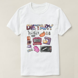 Camiseta RD Sublimación del trabajador dietético PNG Diseño
