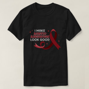 Camiseta RD Thoracic Aneurysm Aneurysm Awareness Shirgun Bu
