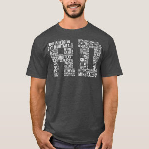 Camiseta RD Words Registro de alimentos para dietistas