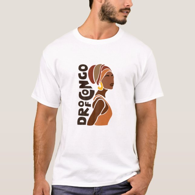 Camiseta RDC República Democrática del Congo Herit africano (Anverso)