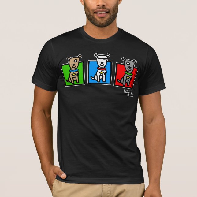 Camiseta RDR - Parr de Todd (3 perros) (Anverso)