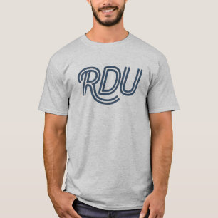 Camiseta RDU Raleigh Durham Airport Code - NC Travel