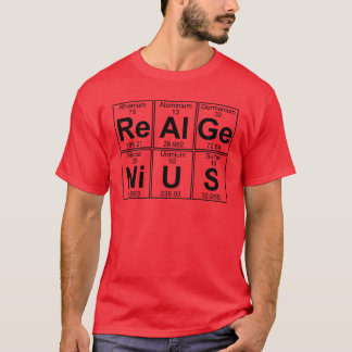 Camiseta Re-Al-GE-Ni-U-s (genio real) - por completo