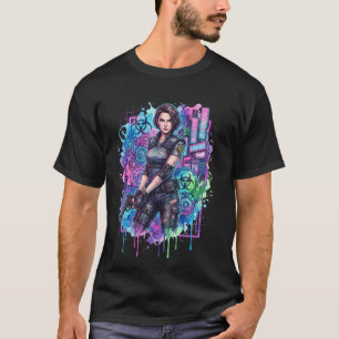 Camiseta RE Jill Valentine Beretta ganzúa brote de zombis