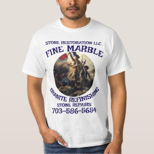 Camiseta Reacabado de granito de mármol Reparación 703-586-