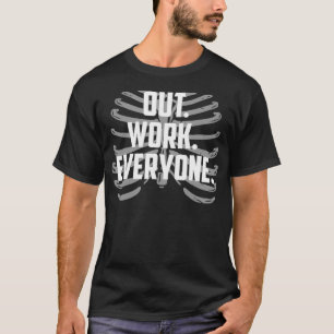 Camiseta Reacción motivacional de trabajar para todos