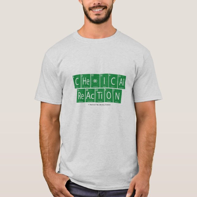 Camiseta Reacción química (Anverso)