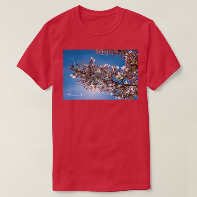 Camiseta Reach Cherry Blossom (Diseño del anverso)